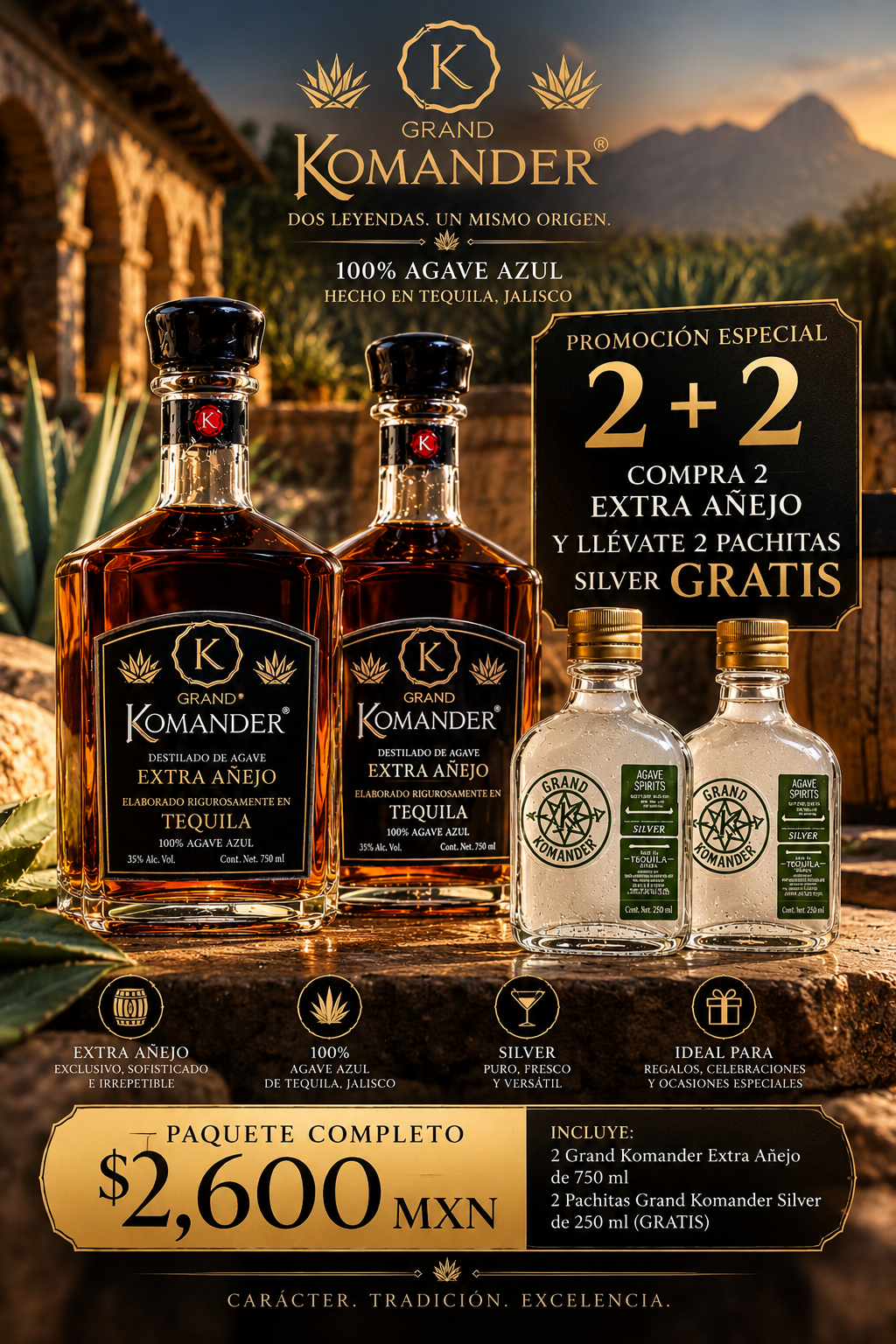 🥃 GRAND KOMANDER — PROMOCIÓN ESPECIAL 2 + 2