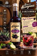🍇 Los Arrayanes — Licor de Zarzamora | 1 Litro