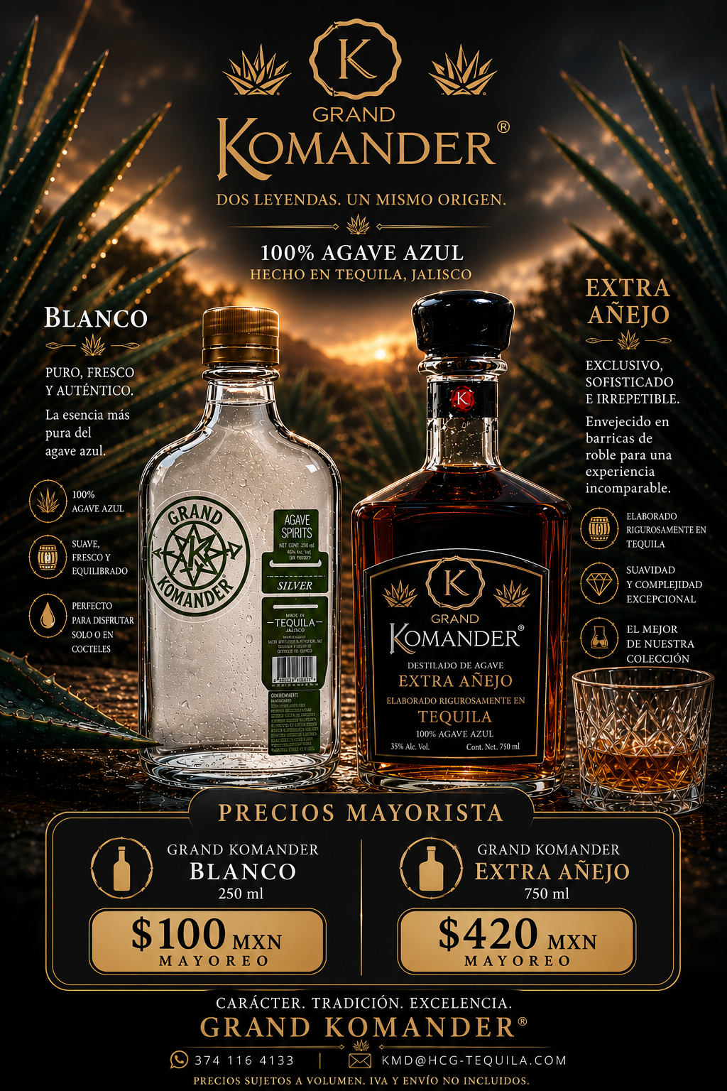 GRAND KOMANDER® | Extra Añejo Premium – 750 ml