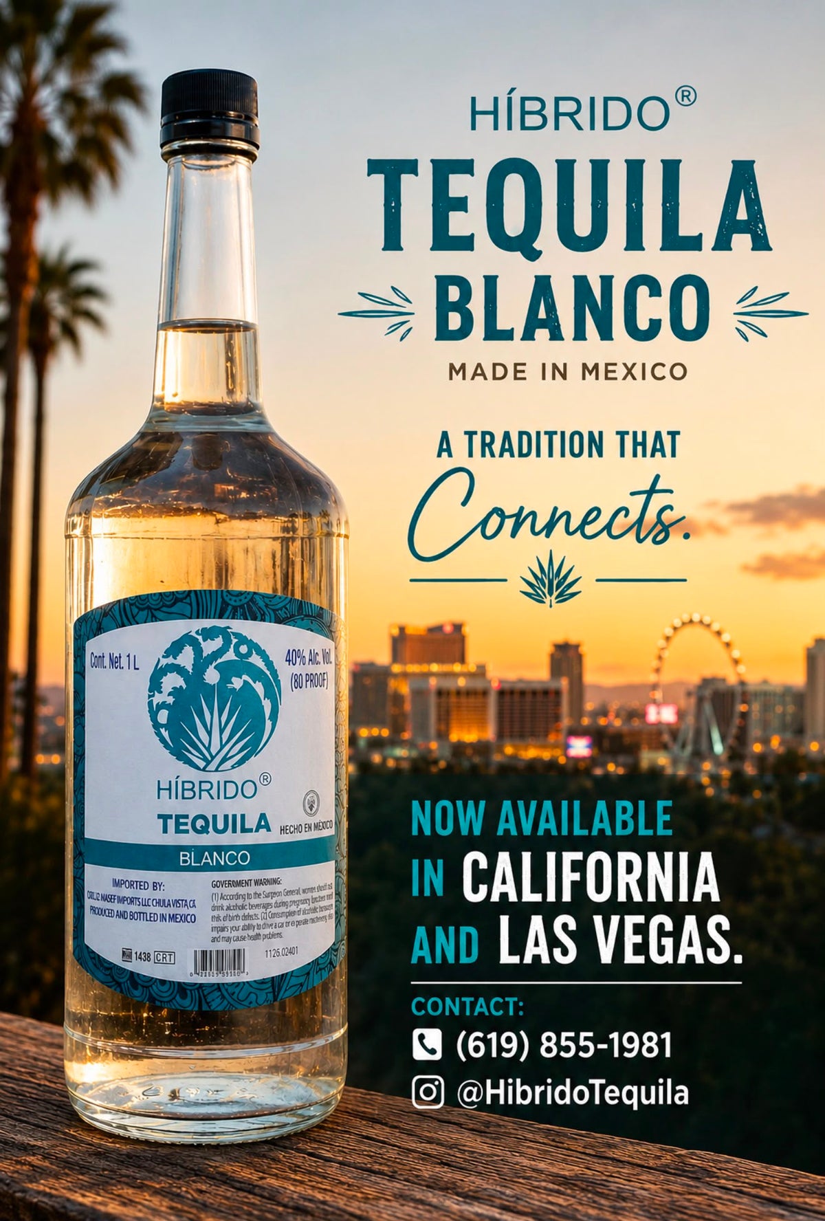 HÍBRIDO® | Tequila Blanco de Agave