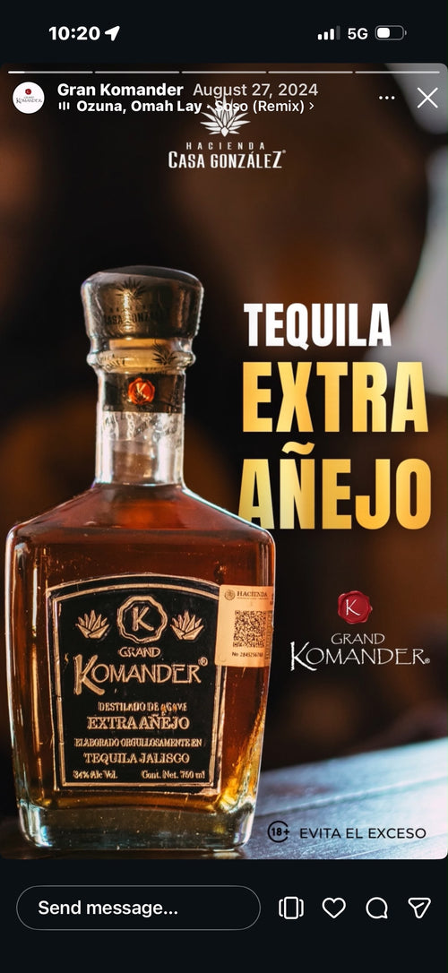 GRAND KOMANDER® | Extra Añejo Premium – 750 ml